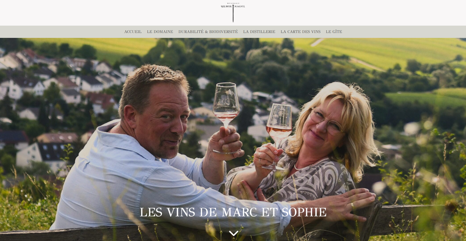 Screen site Weingut Silbernagel