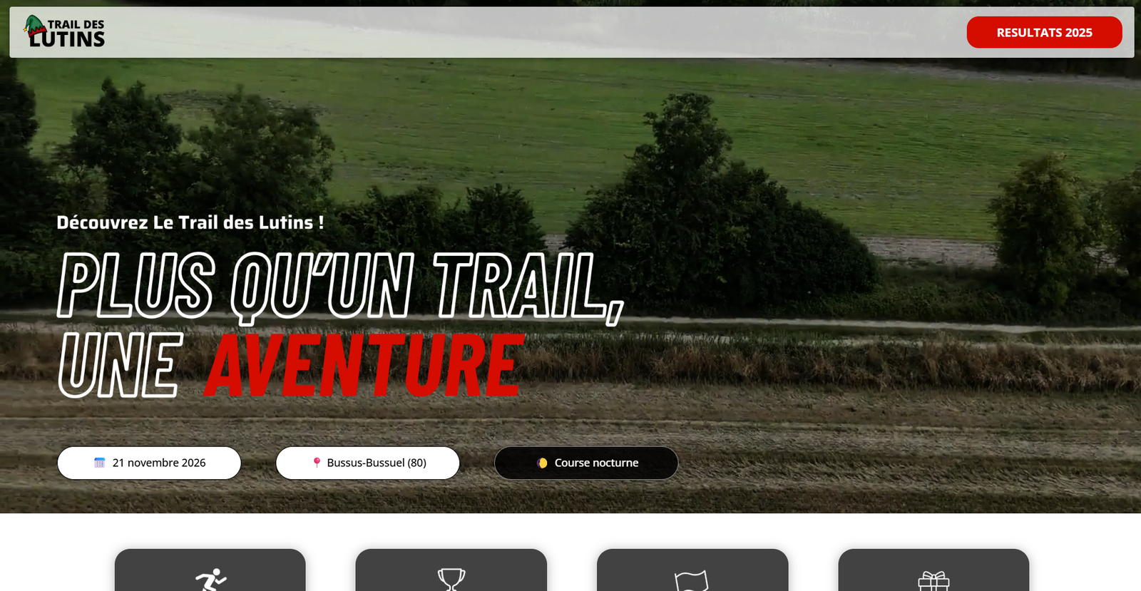 Screen site trail des lutins